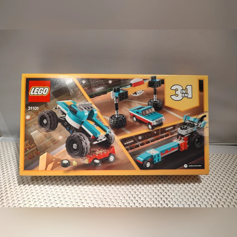 Lego Creator 31101 Monster Truck 3in1 NWT Building Toy Set
